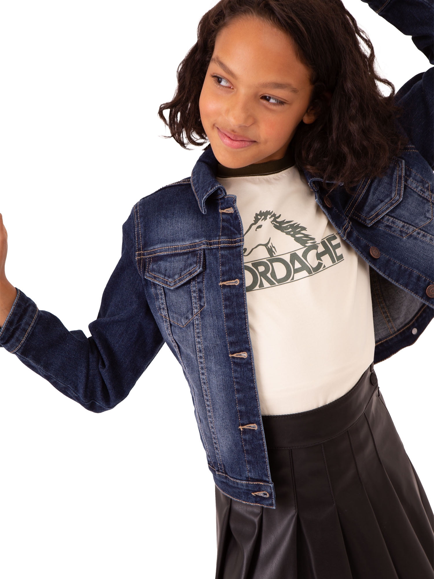 Buy Denim Blue Jackets & Shrugs for Girls by AARIKA GIRLS ETHNIC Online |  Ajio.com